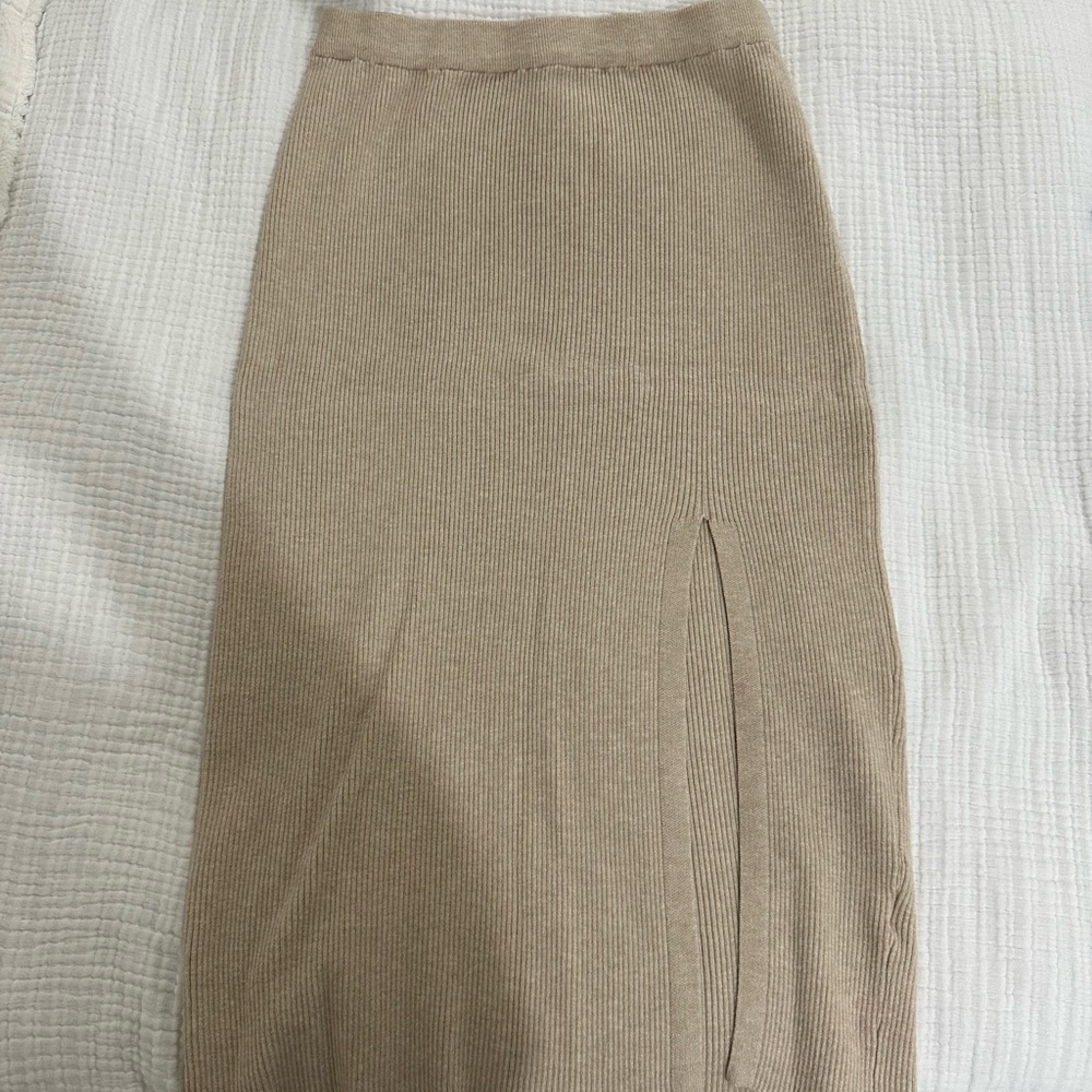 Kinca Tan Ribbed Sweater - Picture 2 of 3